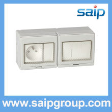 2014 Saip/Saipwell 4 Gang bathroom waterproof switch with CE